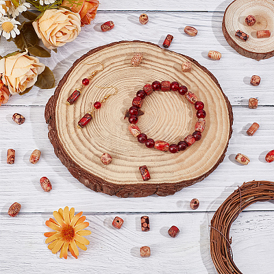 3 Sets 3 Styles Wood Beads WOOD-SC0002-06A-1
