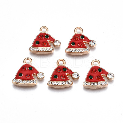 Alloy Enamel Pendants ENAM-Q442-035-RS-1