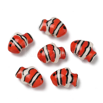 Handmade Porcelain Beads PORC-R002-01F-1