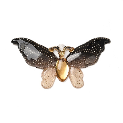 Gradient Color Resin Pendants RESI-Q012-03H-1