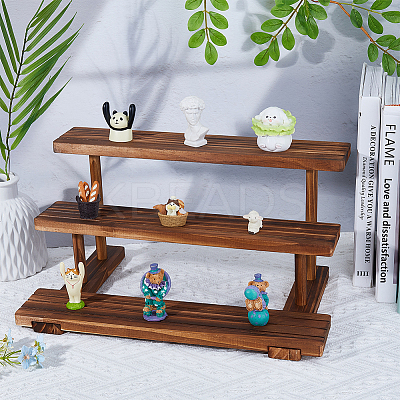 3-Tier Wooden Jewelry Organizer Display Risers ODIS-WH0058-18A-1