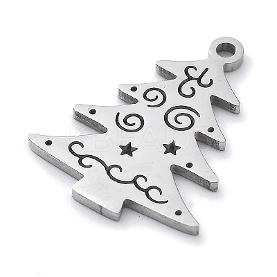 Christmas Theme Anti-Tarnish 304 Stainless Steel Pendants LS-STAS-R003-04P-03-1