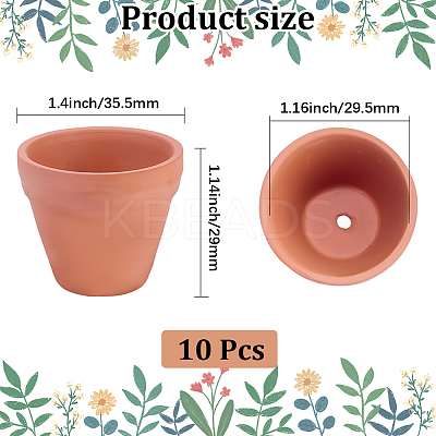 Porcelain Plant Pots AJEW-WH20070-099A-1