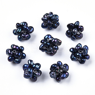 Round Natural Cultured Freshwater Pearl Beads PEAR-N020-10D-1