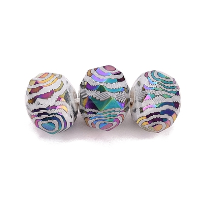 Electroplate Glass Beads EGLA-N026-01A-B03-1