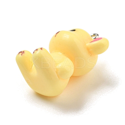 10Pcs Opaque Resin Pendants RESI-H160-01P-09-1