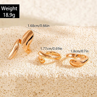 3Pcs Alloy Finger Rings Sets WG7802C-33-1