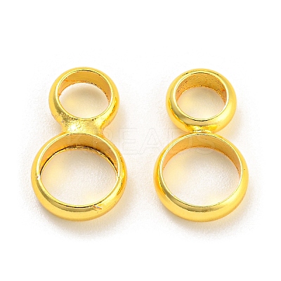 Rack Plating Brass Connector Charms KK-P240-02G-1