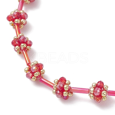Glass Seed Beaded Bracelets for Women BJEW-MZ00216-02-1