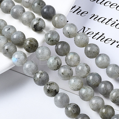 Natural Labradorite Round Beads Strands LS-G-S158-8mm-1