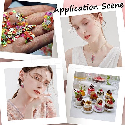 100G Handmade Polymer Clay Nail Art Decoration CLAY-SC0001-82B-1