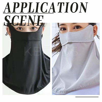 2Pcs 2 Colors Fibre Hanging Ear Mask AJEW-DJ0006-37-1