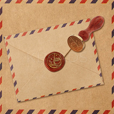 Wax Seal Stamp Set AJEW-WH0208-861-1