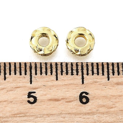Brass Micro Pave Clear Cubic Zirconia Beads KK-K300-06B-G-1