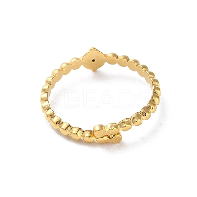 304 Stainless Steel Enamel Cuff Rings RJEW-M171-34G-1