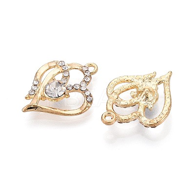 Alloy and Rhinestone Pendants PALLOY-T092-16G-1