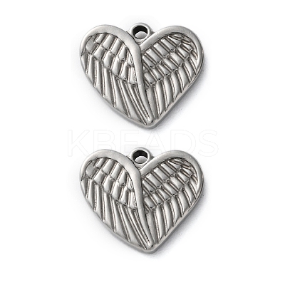 304 Stainless Steel Pendants STAS-L282-007P-02-1