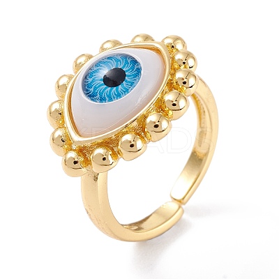 Brass Cuff Rings RJEW-M138-24G-B-1