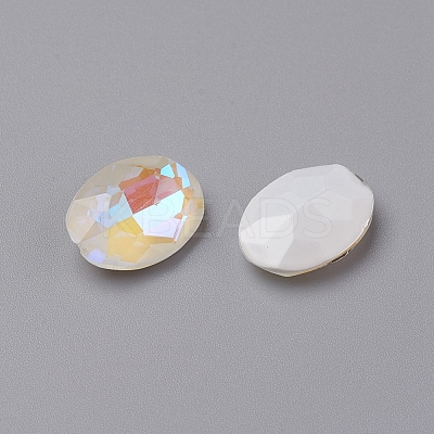 Glass Rhinestone Cabochons X-RGLA-I002-A03-1
