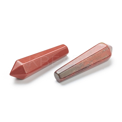 Natural Red Jasper Pointed Beads G-E490-C31-1