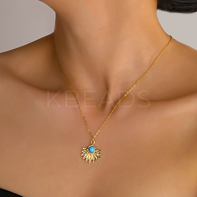 Brass Pendant Necklaces ZR8847-1