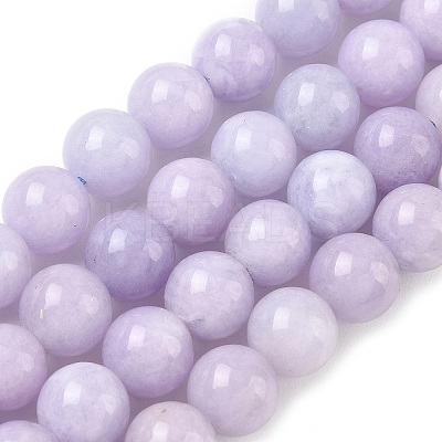 Dyed Natural Malaysia Jade Beads Strands G-G021-02C-27-1