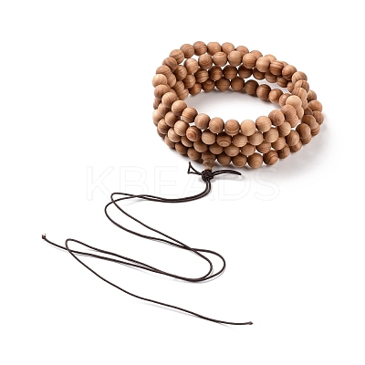 Mala Bead Bracelet BJEW-G641-01B-1