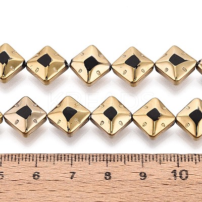 Electroplate Glass Beads Strands EGLA-T021-24A-1