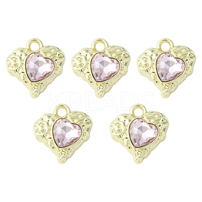 Rack Plating Alloy Glass Pendants FIND-YW0001-91A-1