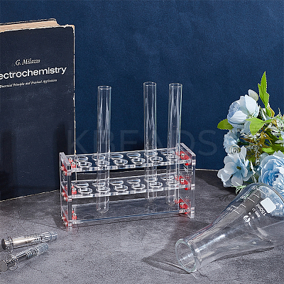 12-Hole 10ML Acrylic Display Stands ODIS-WH0043-61B-1