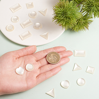 Opaque Resin Cabochons RESI-CJ0001-122-1