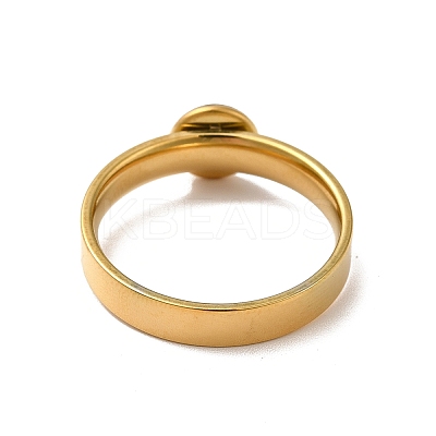 Resin Evil Eye Finger Ring STAS-H173-06G-1
