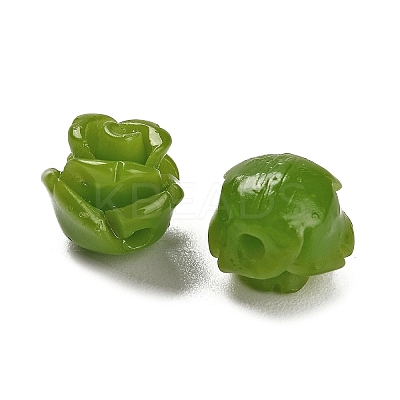 Synthetic Coral Carved Beads CORA-H003-01B-31-1