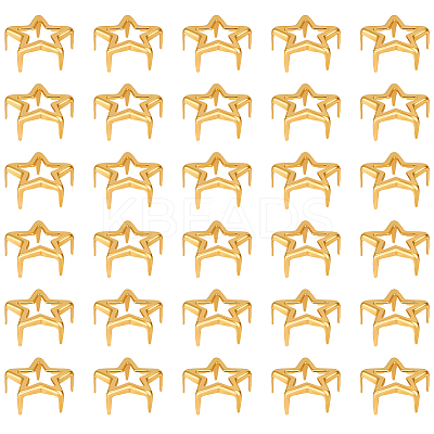200Pcs Iron Studs Rivets IFIN-CY0001-01G-1