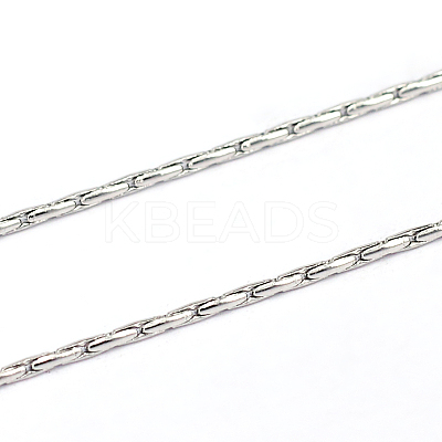 Tarnish Resistant 304 Stainless Steel Boston Link Chains CHS-L001-172-1