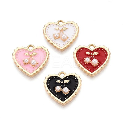 Alloy Enamel Pendants PALLOY-T092-37G-1