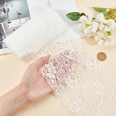 Polyester Lace Trims SRIB-GF0001-23-1