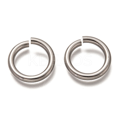 Non-Tarnish 304 Stainless Steel Open Jump Rings STAS-H136-06B-P-1