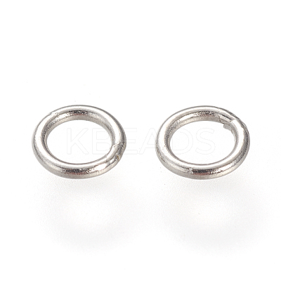 304 Stainless Steel Soldered Closed Jump Rings X-STAS-S066-16-6mm-1