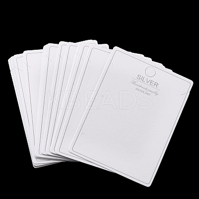 100Pcs Paper Jewelry Necklace Display Cards LS-CDIS-NH0001-01C-1