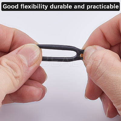 36Pcs Silicone Rings with 6Pcs Polyester Necklace Lanyard Anti-Loss Pendant Holder DIY-GF0008-07A-1