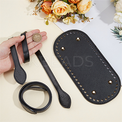 2Pcs Imitation Leather Bag Handles DIY-BBC0002-79C-1