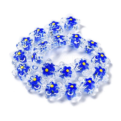 Transparent Glass Beads GLAA-H028-01F-1