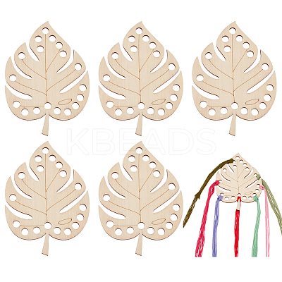 Wood Thread Winding Boards FIND-WH0176-01B-1