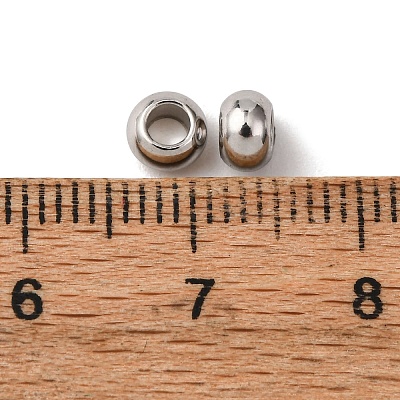Tarnish Resistant 201 Stainless Steel Spacer Beads STAS-R071-33-1