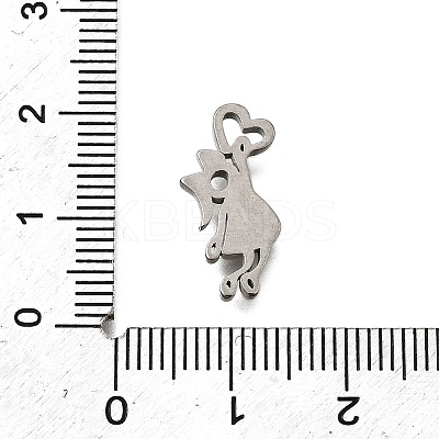 304 Stainless Steel Pendants STAS-Q362-01A-P-1