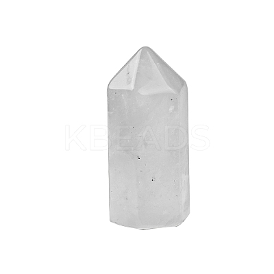 Pointed Tower Natural Quartz Crystal Healing Stone Wands PW-WG87518-02-1