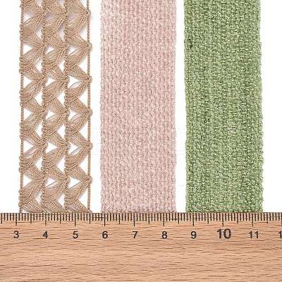 9 Yards 3 Styles Polyester Ribbon SRIB-A014-K06-1