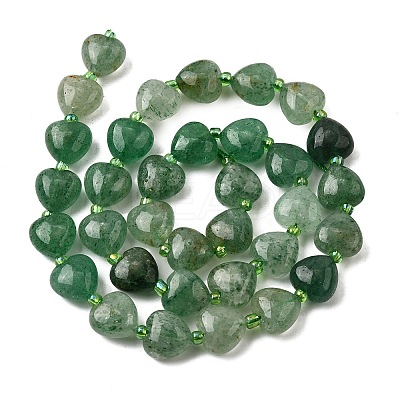Natural Green Strawberry Quartz Beads Strands G-F799-C02-01-1