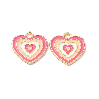 Alloy Enamel Pendants ENAM-C005-23G-1